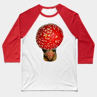 Fly Agaric Mushroom Baseball T-Shirt